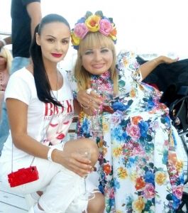 Таня Бойко и Вика Федорчук. Показ бренда HELENBER